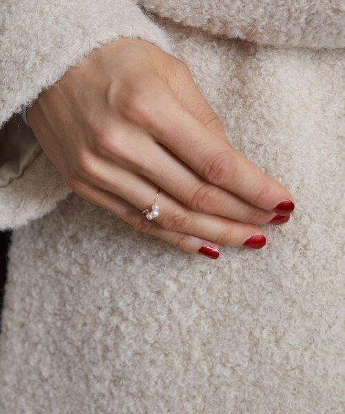 アクセサリー PEARL RING ff by decor urban research Sway pearl ring｜アーバンリサーチの通販