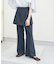 『2サイズ展開』スカートレイヤードフレアパンツ