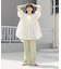 『2サイズ展開』スカートレイヤードフレアパンツ