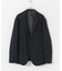 『防シワ／イージーケア』LIFE STYLE TAILOR　ウールライクツイルストレッチジャケット