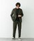 『イージーケア』LIFE STYLE TAILOR　リップストップナイロンストレッチパンツ