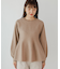 『WEB限定』2WAYペプラムニットプルオーバー
