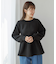 『WEB限定』2WAYペプラムニットプルオーバー