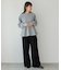 『WEB限定』2WAYペプラムニットプルオーバー