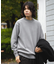 『XLサイズ／WEB限定』チュニジアウール クルーネック ニット