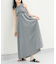 ドロストチェックキャミワンピース