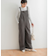 コットンバッククロスサロペット