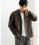 『ユニセックス』『接触冷感／吸水速乾／イージーケア』リネンライクバンドカラーロングスリーブシャツ