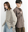 『ユニセックス』『接触冷感／吸水速乾／イージーケア』リネンライクバンドカラーロングスリーブシャツ