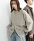 『ユニセックス』『接触冷感／吸水速乾／イージーケア』リネンライクバンドカラーロングスリーブシャツ