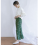 フラワーイレヘムバイアススカート∴