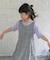 メローフリルリブTシャツ(KIDS)