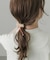 モチーフカラーヘアゴム