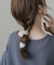 パールリボン2セットヘアゴム