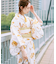 綿絽ゆかた 唐草