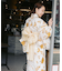 綿絽ゆかた 唐草