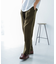 LINEN TUCK PANTS