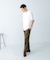 LINEN TUCK PANTS