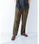LINEN TUCK PANTS