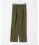LINEN TUCK PANTS
