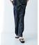 LINEN TUCK PANTS