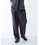 LINEN TUCK PANTS