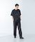 LINEN TUCK PANTS