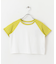 ラグランスリーブバイカラーミニTシャツ