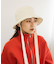 リボン付きキルティングバケットHAT