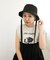 リボン付きキルティングバケットHAT