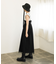 リボン付きキルティングバケットHAT