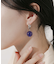 カラーボールフープピアス