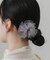 パイピングシフォンフラワーヘアピン