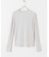 リネン混シアーロングTシャツ