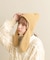 ロングイヤーフラップニットキャップ