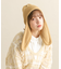 ロングイヤーフラップニットキャップ