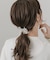 ランダムパールリボンヘアゴム