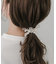 ランダムパールリボンヘアゴム