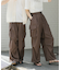 『ユニセックス』ワイドカーゴパンツ