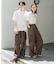 『ユニセックス』ワイドカーゴパンツ