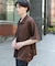 ZIPショートスリーブルーズシャツ