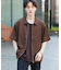 ZIPショートスリーブルーズシャツ