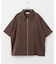 ZIPショートスリーブルーズシャツ