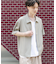 ZIPショートスリーブルーズシャツ