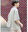 ZIPショートスリーブルーズシャツ