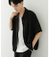 ZIPショートスリーブルーズシャツ