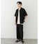 ZIPショートスリーブルーズシャツ