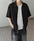 ZIPショートスリーブルーズシャツ