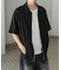 ZIPショートスリーブルーズシャツ