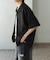 ZIPショートスリーブルーズシャツ